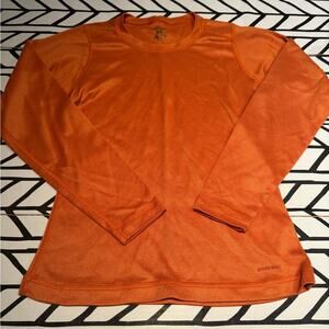 Patagonia Capaline Orange long sleeve shirt size XS